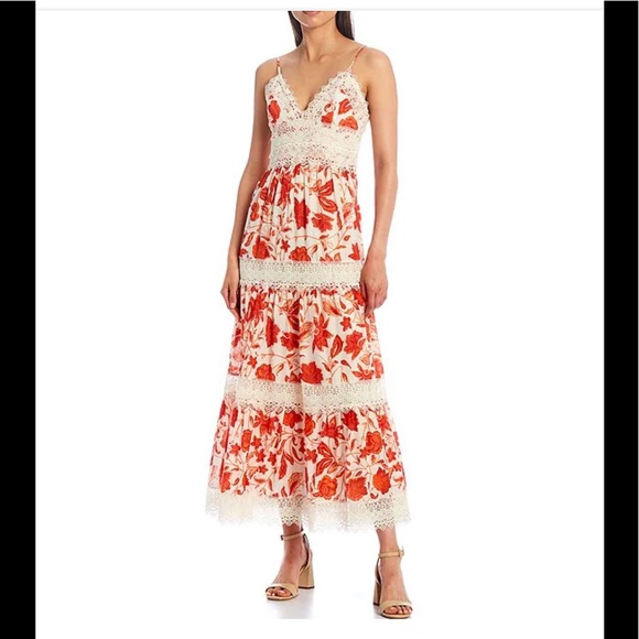 Antonio Melani Devon Floral V-Neck Dress - Picture 5 of 9
